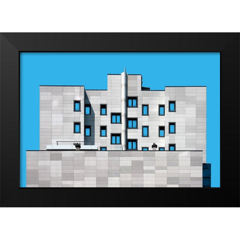 Nested Facade Black Modern Wood Framed Art Print by Hawerkamp, Hans-Wolfgang