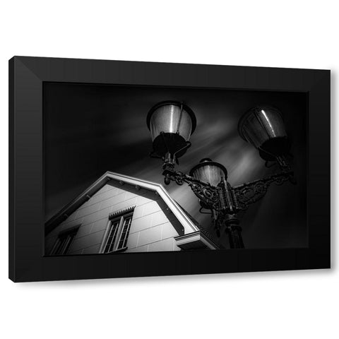 In The Spotlights Black Modern Wood Framed Art Print by Claes, Gilbert