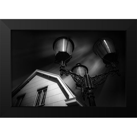 In The Spotlights Black Modern Wood Framed Art Print by Claes, Gilbert