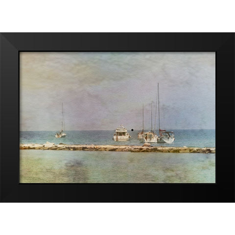 Bari Black Modern Wood Framed Art Print by Gilleman, Monique