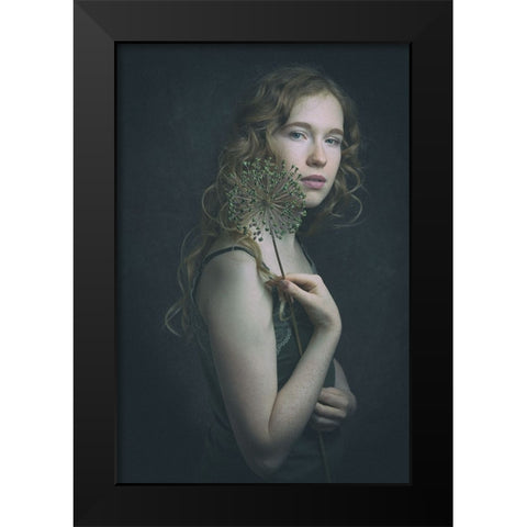The Beauty Black Modern Wood Framed Art Print by Franke, Ruth