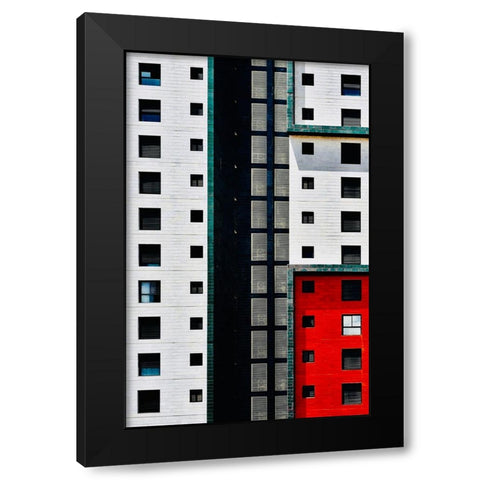 Facade - Gani Tikva Black Modern Wood Framed Art Print by Orbach, Arnon