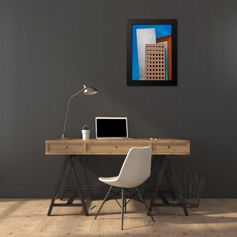 Facade - Tel AvIV Jaffa Black Modern Wood Framed Art Print by Orbach, Arnon