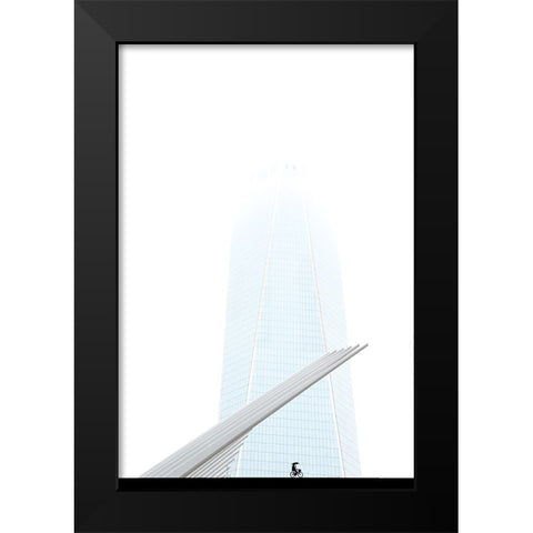 NY Black Modern Wood Framed Art Print by Caturegli, Luciano