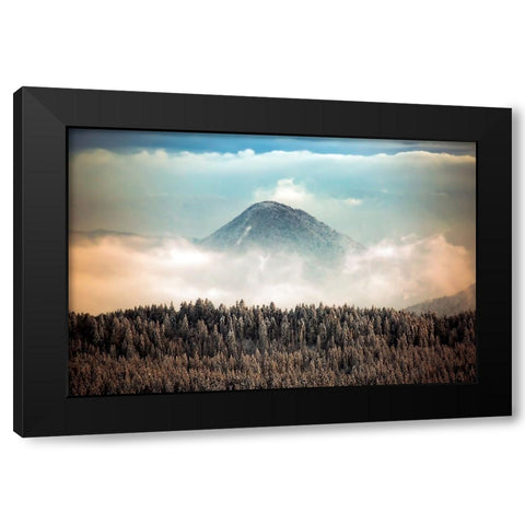 Unknown Land Black Modern Wood Framed Art Print by Baudot, Christophe