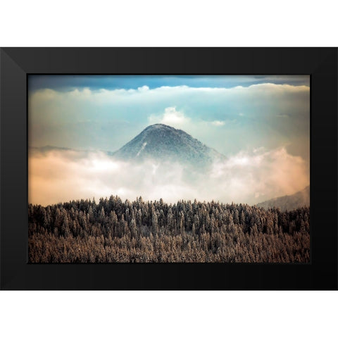 Unknown Land Black Modern Wood Framed Art Print by Baudot, Christophe