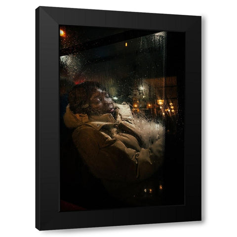 Sweet Dreams Black Modern Wood Framed Art Print with Double Matting by Ovidiu, Selaru