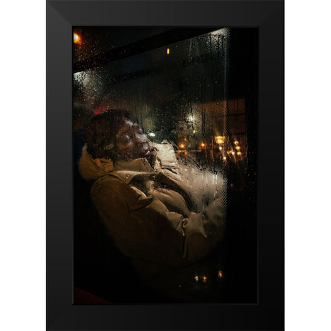 Sweet Dreams Black Modern Wood Framed Art Print by Ovidiu, Selaru