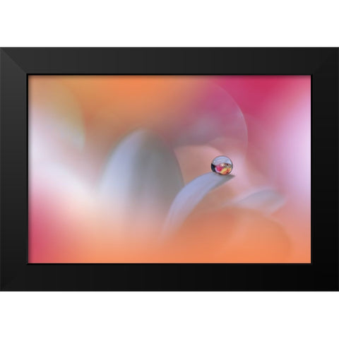 The Sound Of Innocence...III Black Modern Wood Framed Art Print by Nan, Juliana