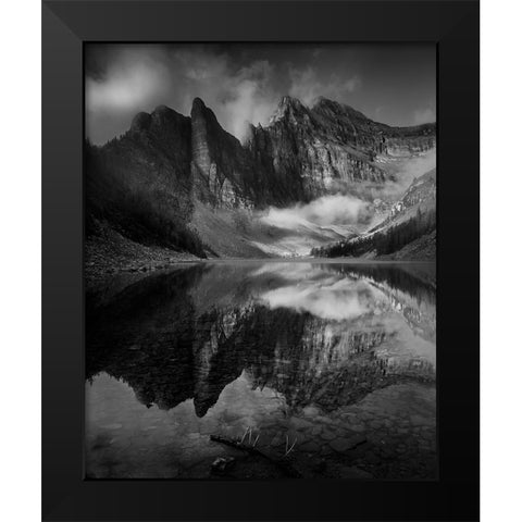 After A Rain Black Modern Wood Framed Art Print by Li, Bing