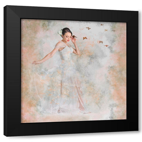Dreaming Black Modern Wood Framed Art Print with Double Matting by Finighan, Brennan