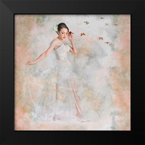 Dreaming Black Modern Wood Framed Art Print by Finighan, Brennan