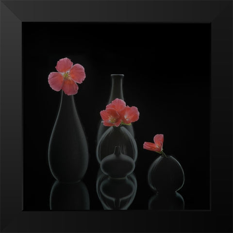 Still Life 46 Black Modern Wood Framed Art Print by Sheng, Alice