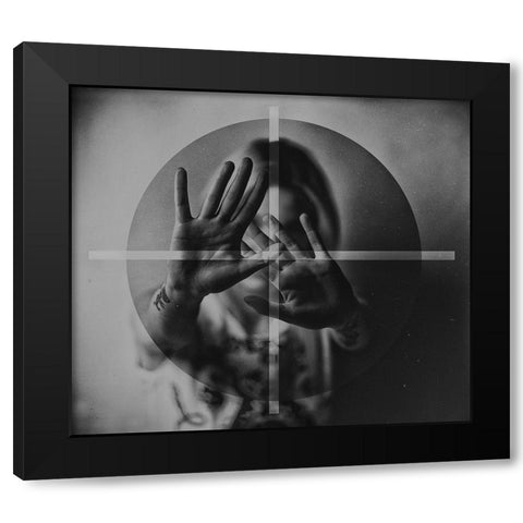 Untitled Black Modern Wood Framed Art Print by Ulfig Arps, Sandra
