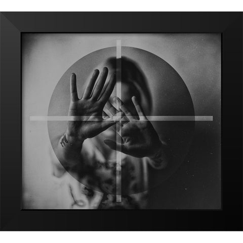 Untitled Black Modern Wood Framed Art Print by Ulfig Arps, Sandra