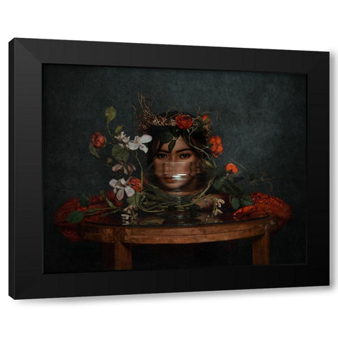 A Different Way Black Modern Wood Framed Art Print with Double Matting by Abdillah, Djayent