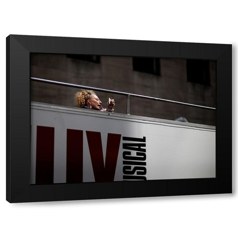 So What-I Am Woman ... Black Modern Wood Framed Art Print with Double Matting by Verdon