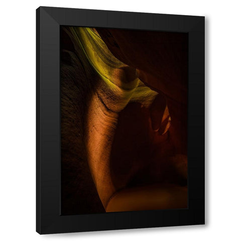 Yuca Valley Black Modern Wood Framed Art Print by Zhen Yu, James