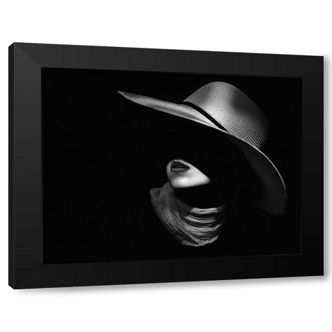 Tanya Black Modern Wood Framed Art Print by Fidanza, Toni