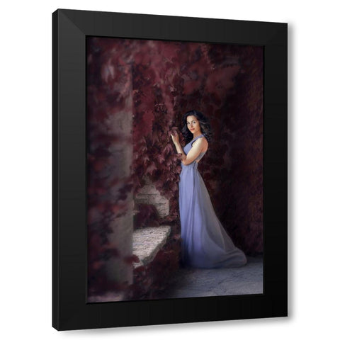 IVI Black Modern Wood Framed Art Print by Markova, Tanya