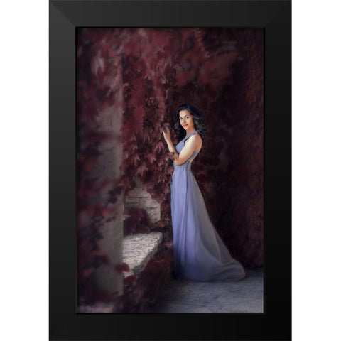 IVI Black Modern Wood Framed Art Print by Markova, Tanya