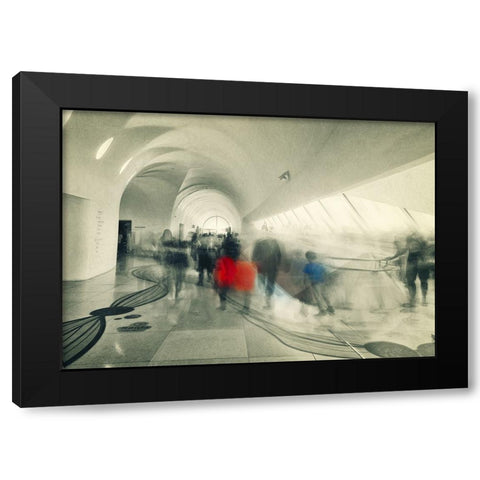 Life Has ItS Way Black Modern Wood Framed Art Print with Double Matting by Sherin.Abdou
