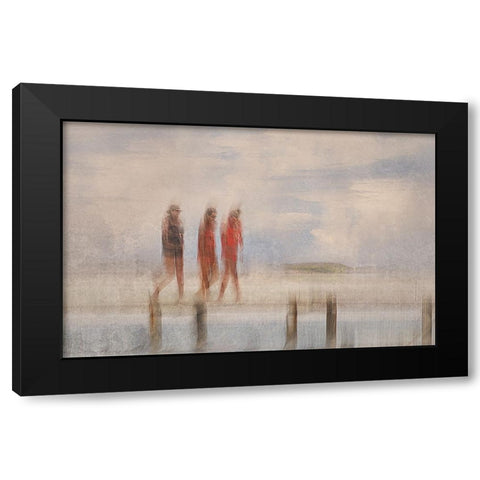 ItS A Wonderful Life Black Modern Wood Framed Art Print by Van Der, Jan