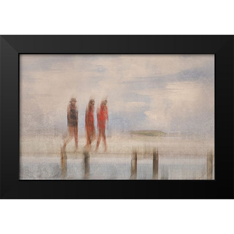 ItS A Wonderful Life Black Modern Wood Framed Art Print by Van Der, Jan