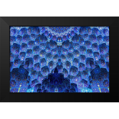 The miracle of architecture Black Modern Wood Framed Art Print by Mohammad Hossein, Hamid