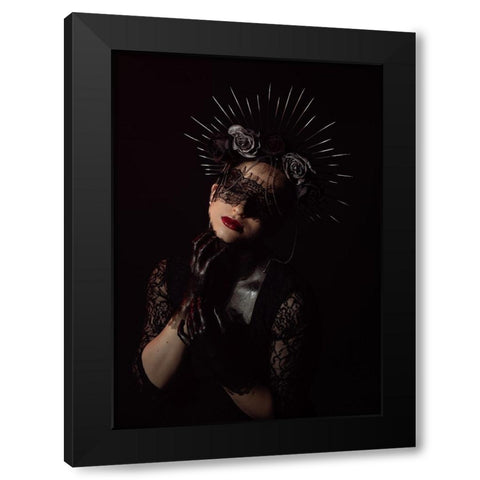 Black Lady Black Modern Wood Framed Art Print with Double Matting by Mighorst, Ineke