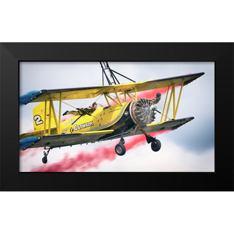 Catwalk Black Modern Wood Framed Art Print by Wrobel, Piotr