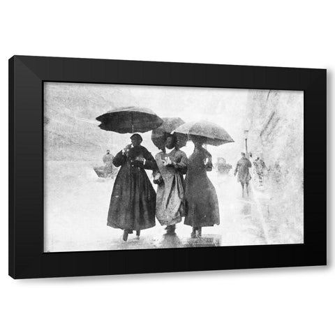 Some People Stay In Your Heart Forever Black Modern Wood Framed Art Print with Double Matting by Dauria, Adam