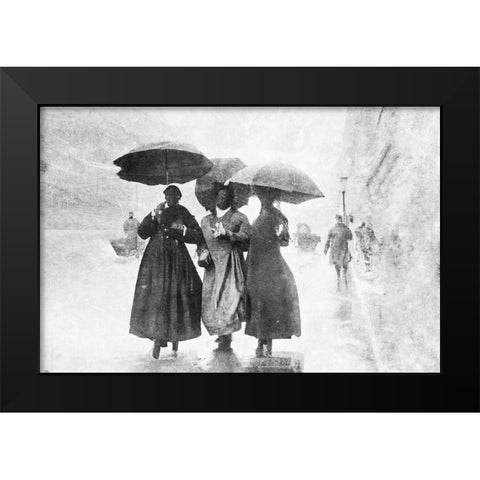 Some People Stay In Your Heart Forever Black Modern Wood Framed Art Print by Dauria, Adam