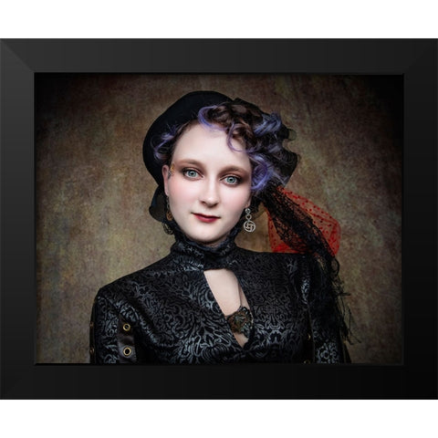 Wild EyeS Black Modern Wood Framed Art Print by Springgay, Daniel