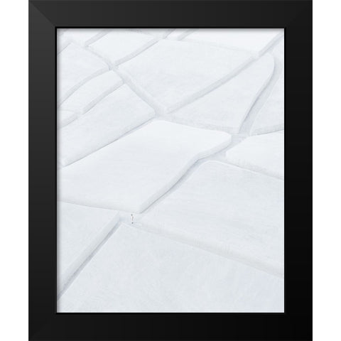 Lonely Black Modern Wood Framed Art Print by Ziomek, Witold