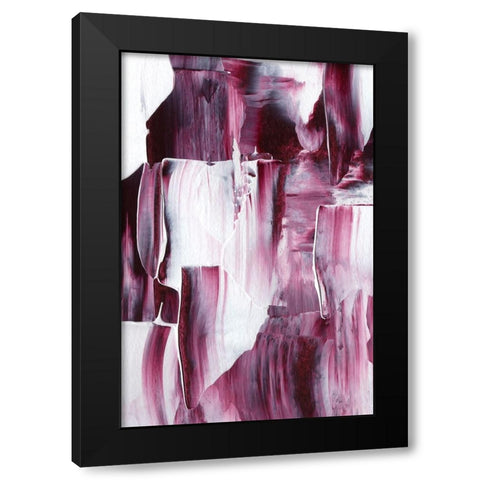 Paradox No 1 Black Modern Wood Framed Art Print by Uplusmestudio