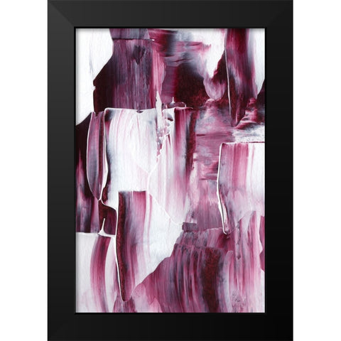 Paradox No 1 Black Modern Wood Framed Art Print by Uplusmestudio