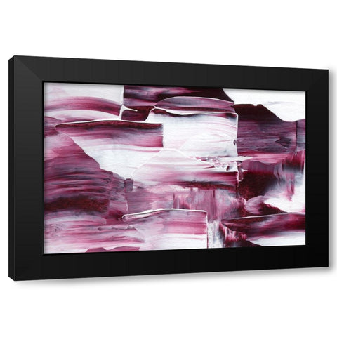 Paradox No 1 Black Modern Wood Framed Art Print with Double Matting by Uplusmestudio