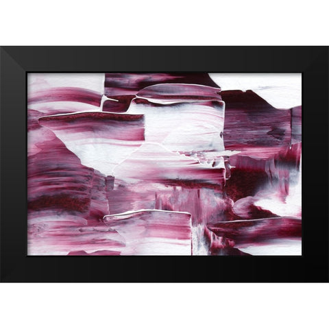 Paradox No 1 Black Modern Wood Framed Art Print by Uplusmestudio