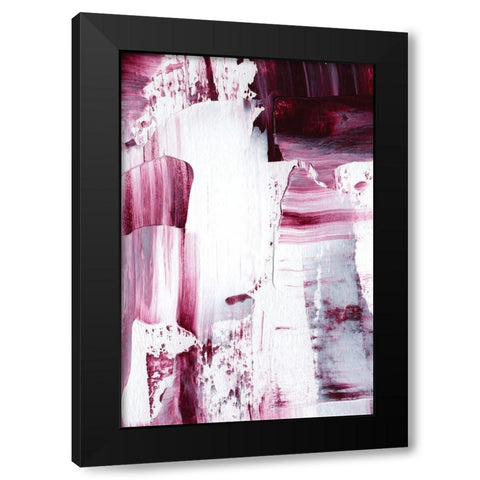 Paradox No 2 Black Modern Wood Framed Art Print by Uplusmestudio