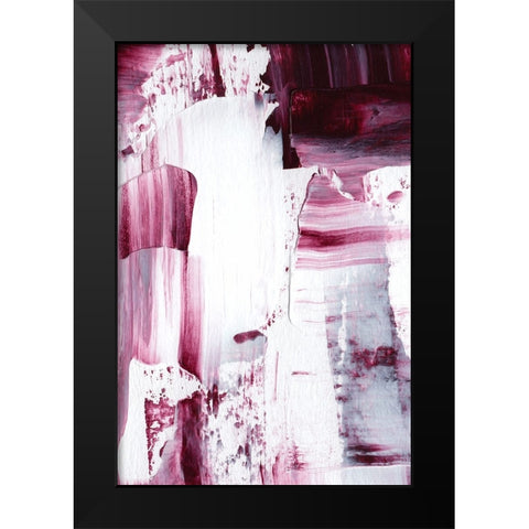 Paradox No 2 Black Modern Wood Framed Art Print by Uplusmestudio