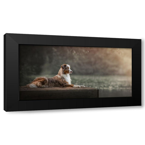 Panorama 2.0 Black Modern Wood Framed Art Print with Double Matting by Kuplenk, Nika