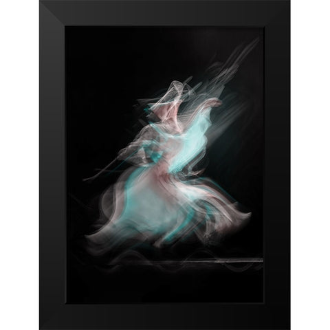 Mirage Black Modern Wood Framed Art Print by Shawki, Mohamed