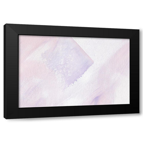 Pastel Flow No 3 Black Modern Wood Framed Art Print by Uplusmestudio