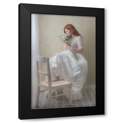 IsnT She Beautiful? Black Modern Wood Framed Art Print with Double Matting by Franke, Ruth