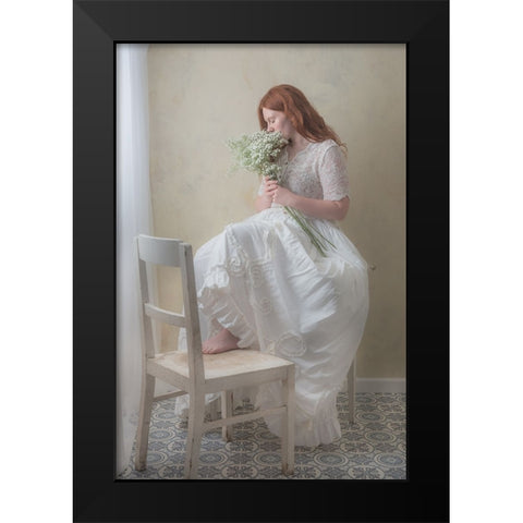 IsnT She Beautiful? Black Modern Wood Framed Art Print by Franke, Ruth