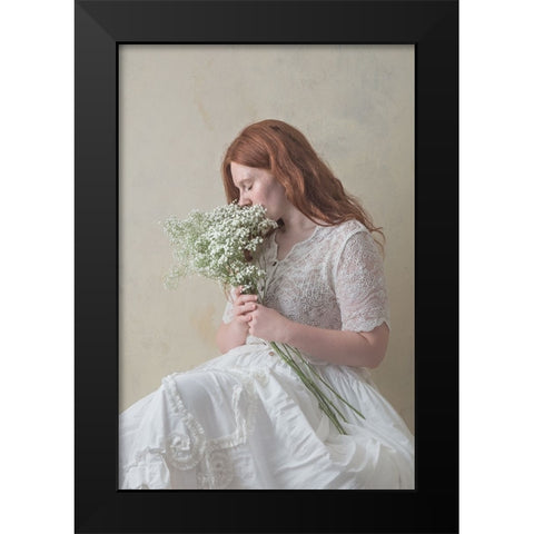 Never Stop Dreaming Black Modern Wood Framed Art Print by Franke, Ruth
