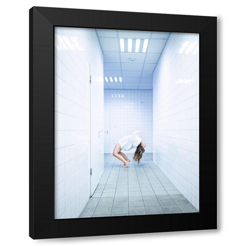 Untitled Black Modern Wood Framed Art Print by Allmaier, Michael