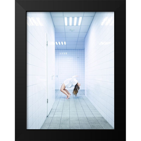 Untitled Black Modern Wood Framed Art Print by Allmaier, Michael