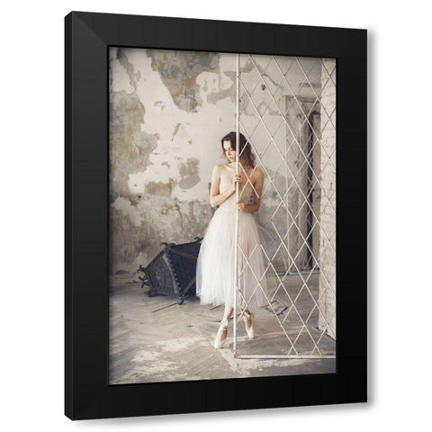 Grace were in her steps Black Modern Wood Framed Art Print with Double Matting by Bolgov (Axe), Ruslan